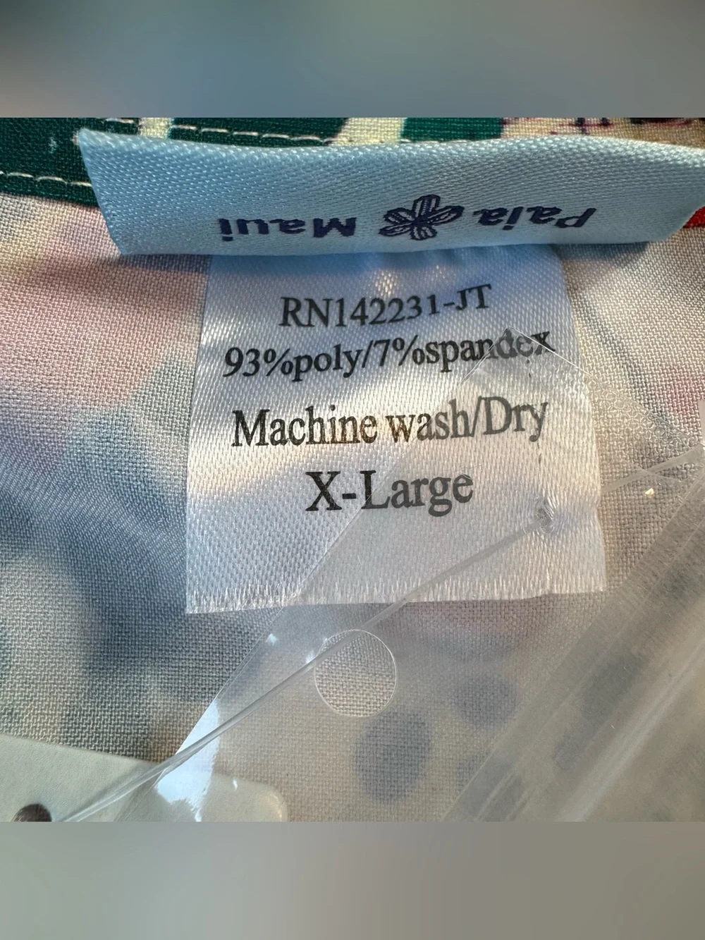 NWT Ripskirt Hawaii Botanical Multicolor Floral Mini Skirt Beachwear Size XL - Picture 7 of 8